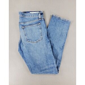 Rag & Bone Fit 2 Slim Jeans Mens 33 Blue Denim‎ Cotton Stretch Mid Rise 33x31